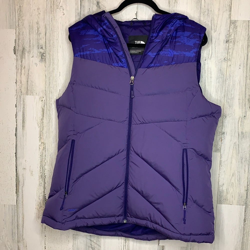 Puffer Vest 550 The North Face Extra Large XL Purp